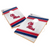 Ole Miss Solid Wood Diagonal Stripe Cornhole