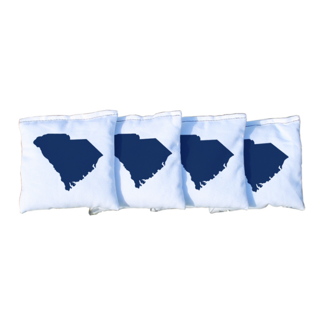 South Carolina State Regulation All Weather White Cornhole Bags