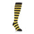 Black & Gold Rugby Stripe Over-the-Calf Socks
