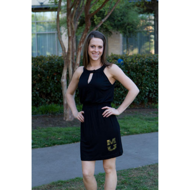 University of Missouri Logo Halter Dress