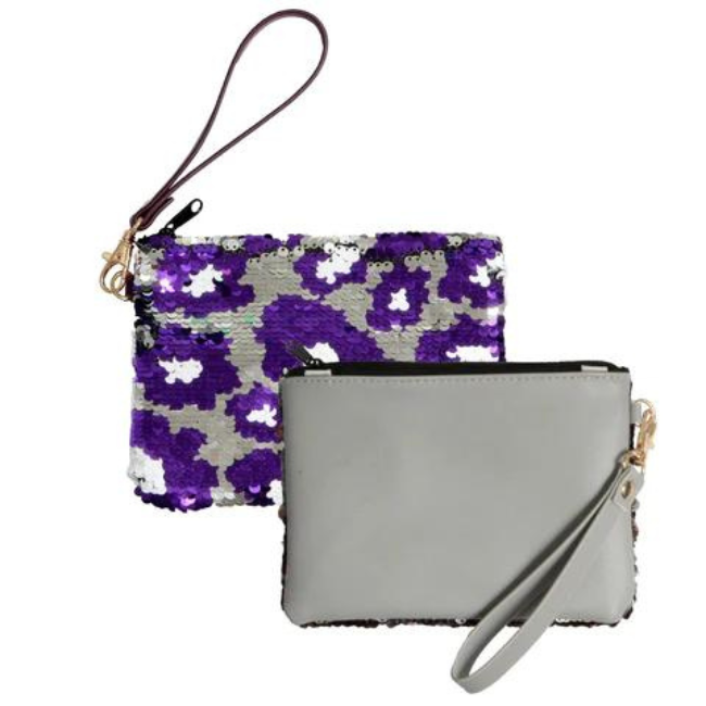 Purple clutch hot sale