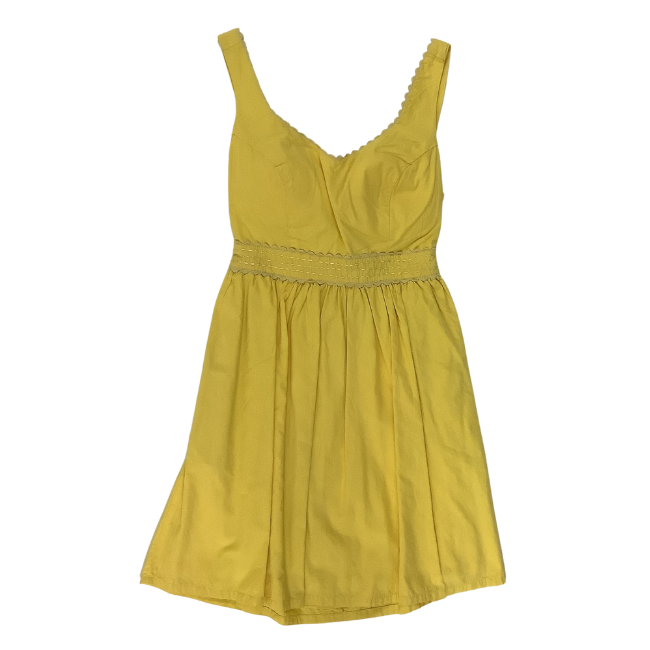 Poplin Yellow Dress