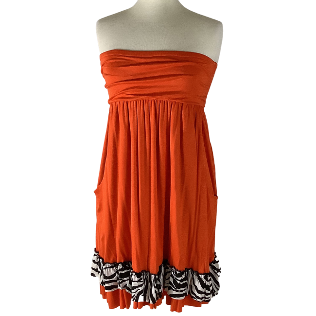 Orange Tube Dress
