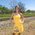 LSU Logo Yellow Swarovski Crystal Dress