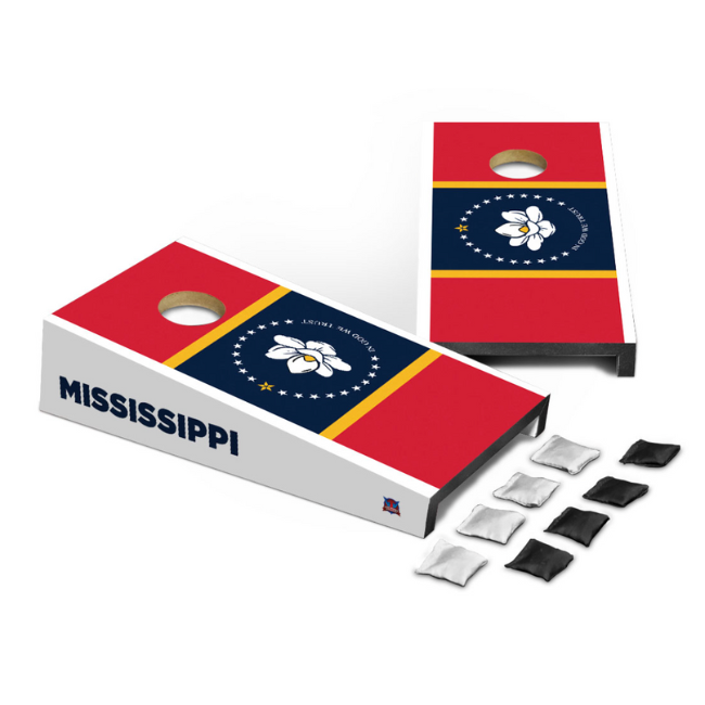 Mississippi Flag Desktop Cornhole