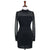 Black Elegance Sheer Lace Dress