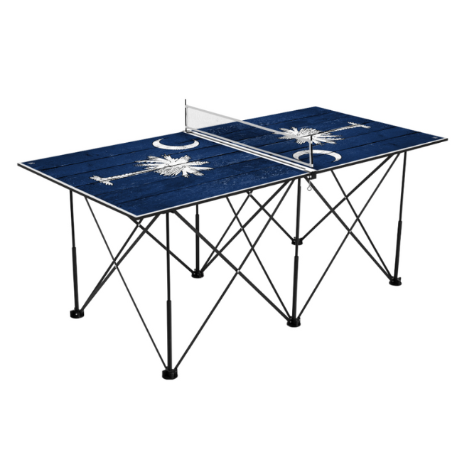 South Carolina Flag Pop-Up 6ft Table Tennis