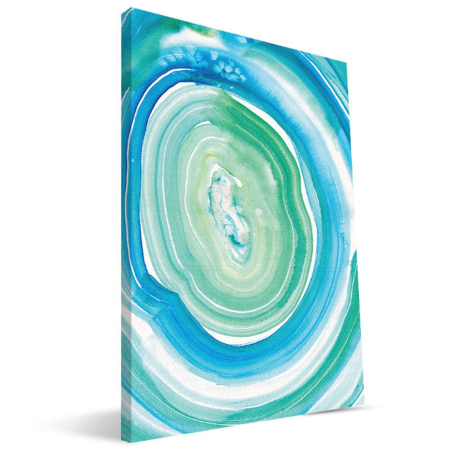 Emerald Agate Canvas Print