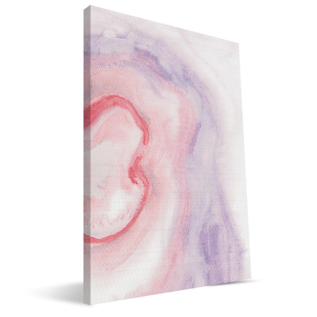 Pink Agate Canvas Print
