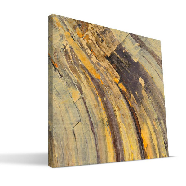 Slate Agate Canvas Print - Passionately Rivalicious