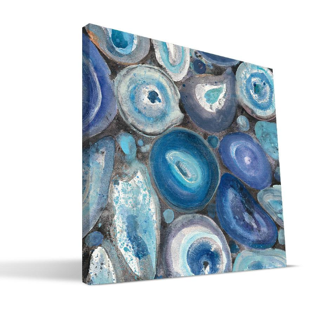 Small Mix Agate Canvas Print