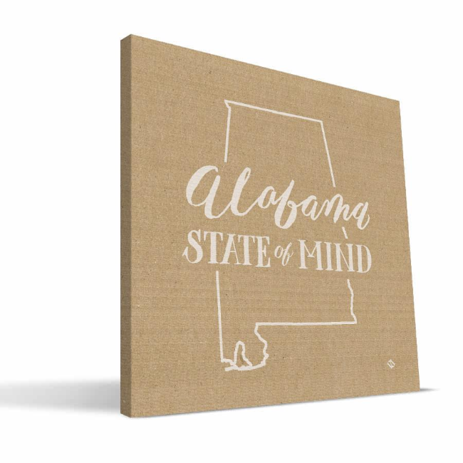Alabama State of Mind Canvas Print