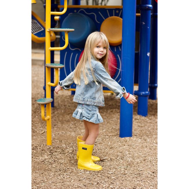 Roma Abel Kids Yellow Rain Boots