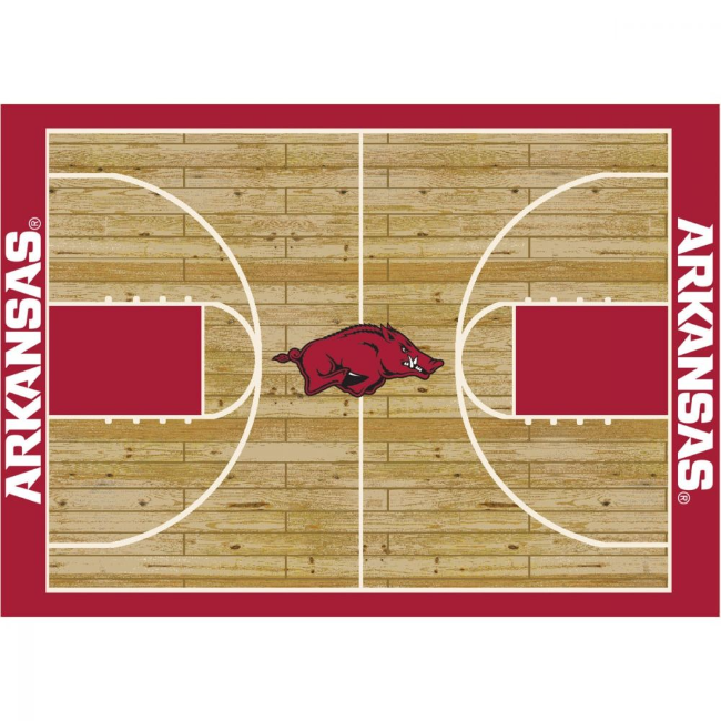University of Arkansas 6’x8’ Courtside Rug