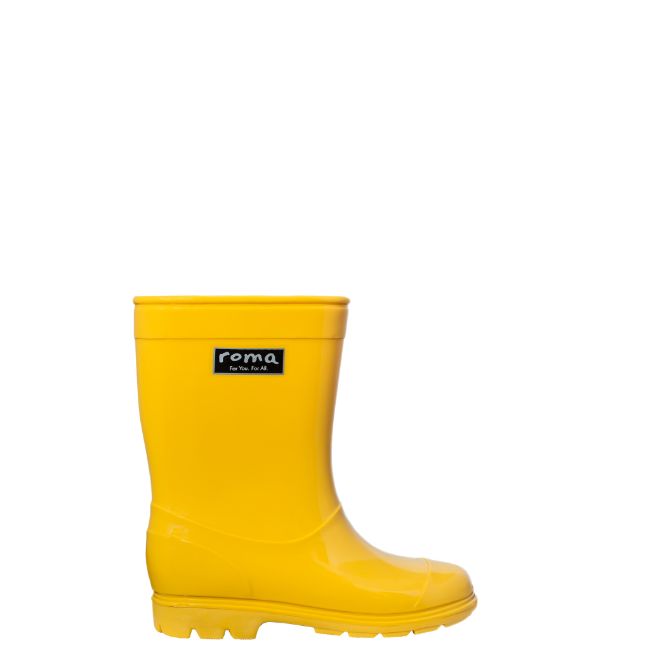 Roma Abel Kids Yellow Rain Boots
