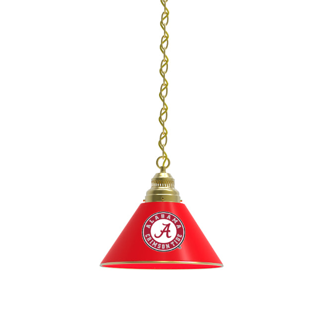 University of Alabama Pendant Light - Brass