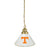 University of Tennessee Pendant Light - Brass