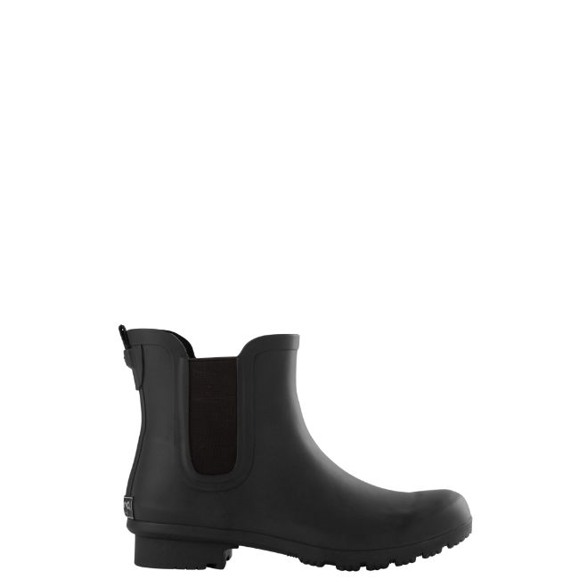 Roma Chelsea Women s Matte Black Rain Boots Passionately Rivalicious