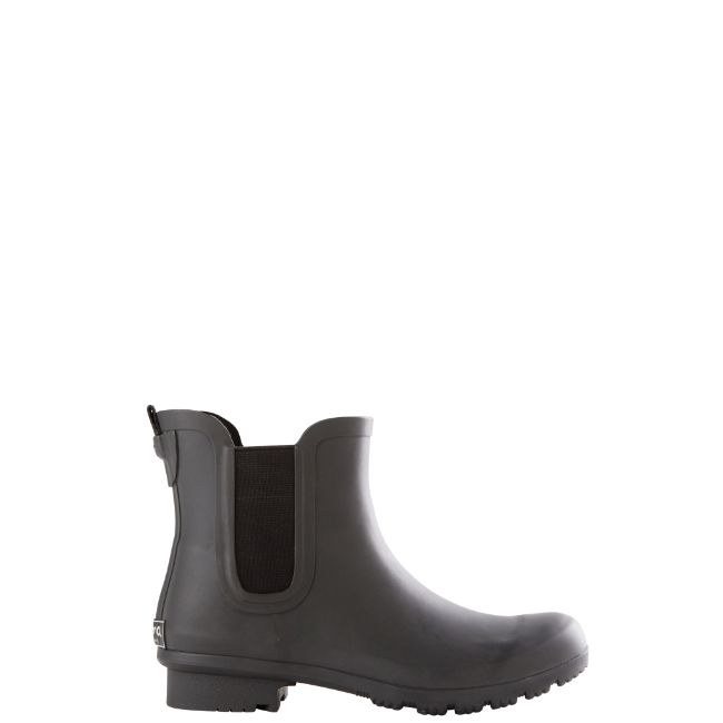 Roma Chelsea Women’s Matte Charcoal Rain Boots