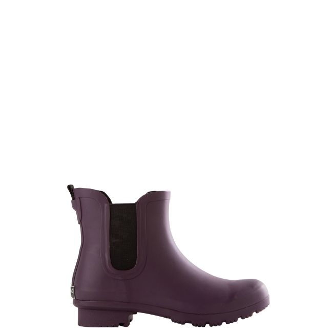 Roma Chelsea Women’s Matte Eggplant Rain Boots