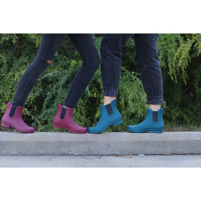 Roma Chelsea Women’s Matte Red Rain Boots