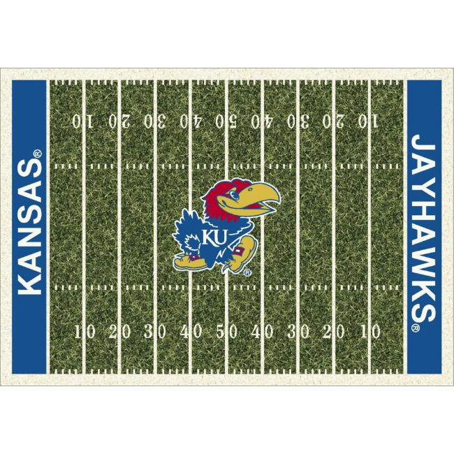 University of Kansas 8’x11’ Homefield Rug