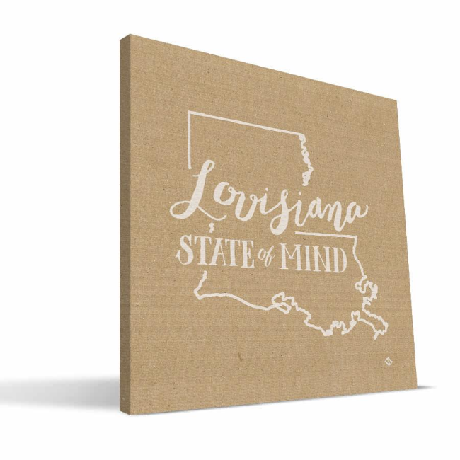 Louisiana State of Mind Canvas Print