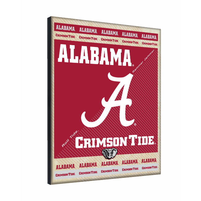 University of Alabama Super Fan Canvas (24” x 32”)