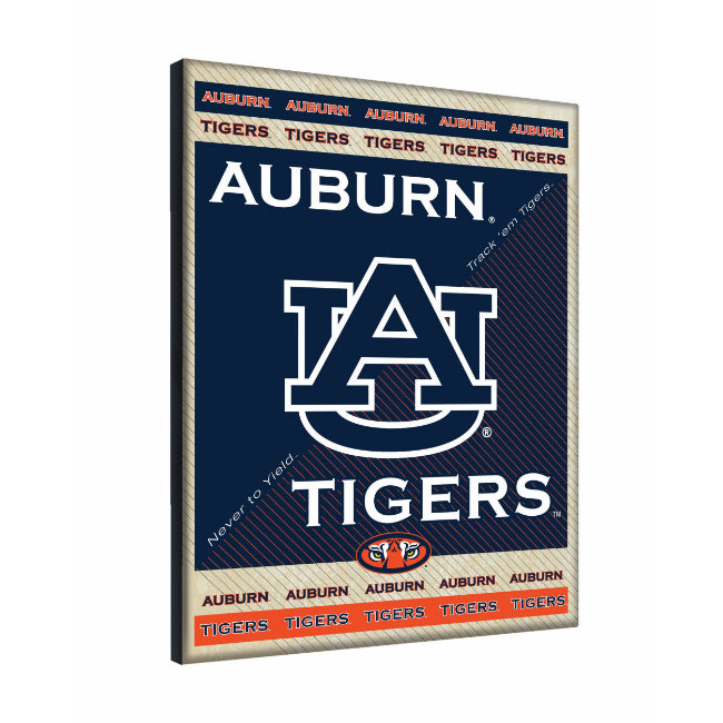 Auburn University Super Fan Canvas (15” x 20”)