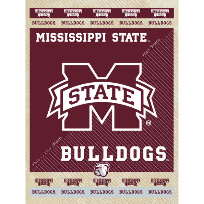 Mississippi State University Super Fan Canvas (24” x 32”)