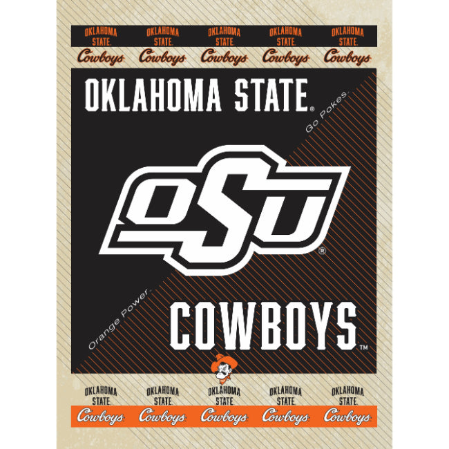 Oklahoma State University Super Fan Canvas (15” x 20”)