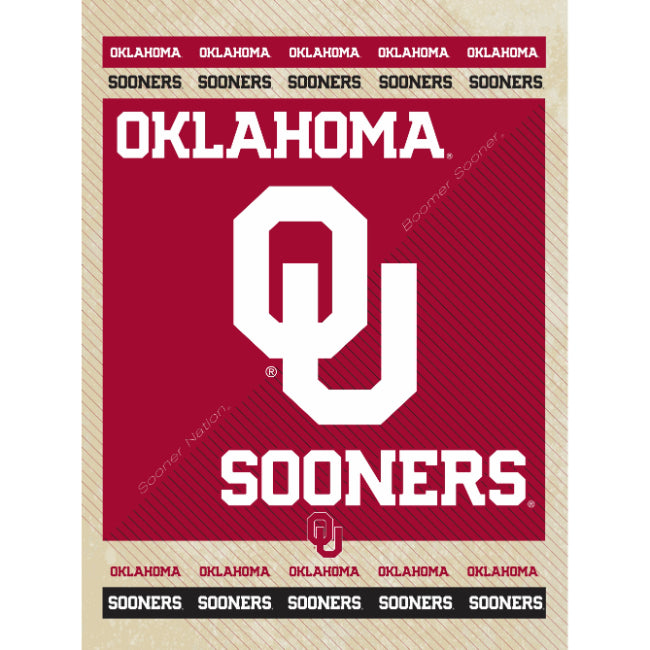 University of Oklahoma Super Fan Canvas (24” x 32”)