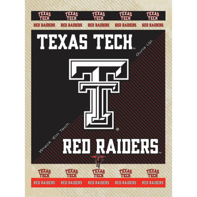 Texas Tech University Super Fan Canvas (15” x 20”)