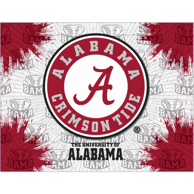 University of Alabama Logo Spirit Canvas