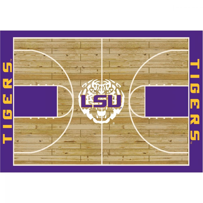 LSU 4’x6’ Courtside Rug