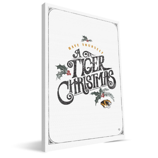 University of Missouri Merry Little Christmas Canvas Print