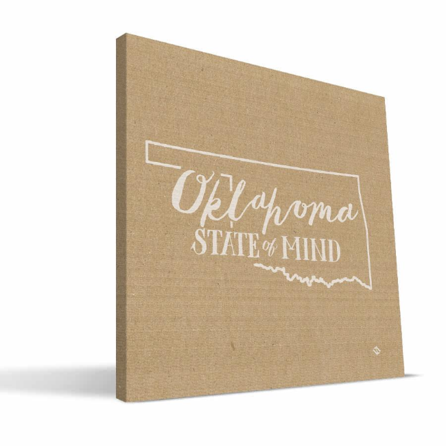 Oklahoma State of Mind Canvas Print