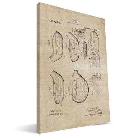 Golf Club Patent Canvas Print