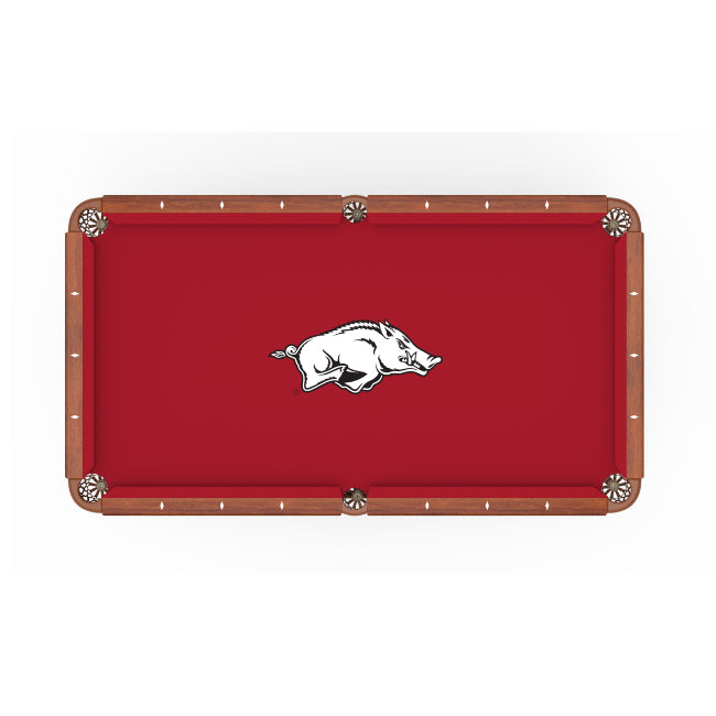 University of Arkansas Pool Table Cloth - 7 Feet