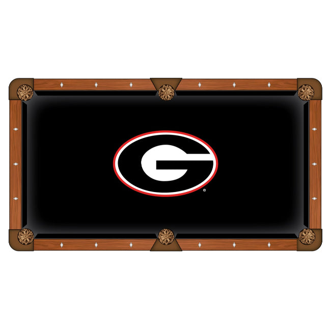 University of Georgia Pool Table Cloth - 8 Feet