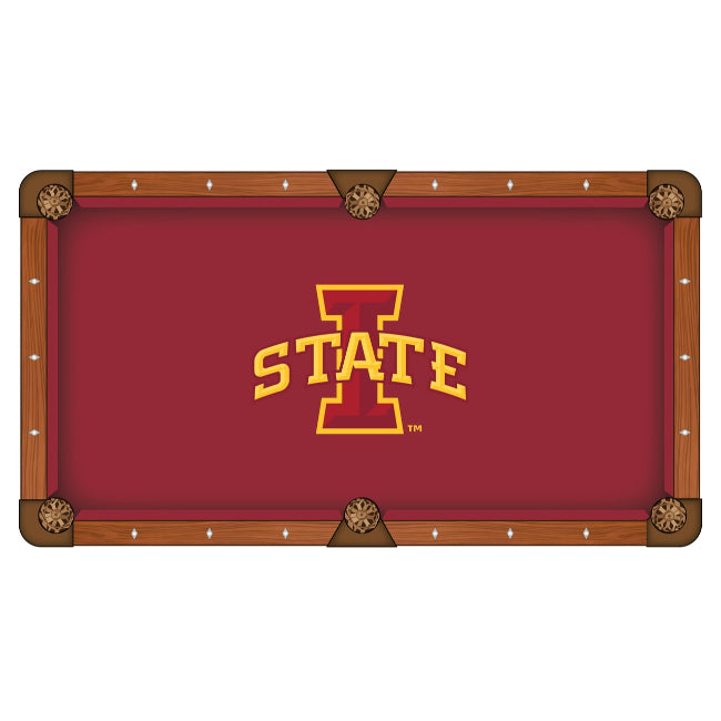 Iowa State University Pool Table Cloth - 7 Feet