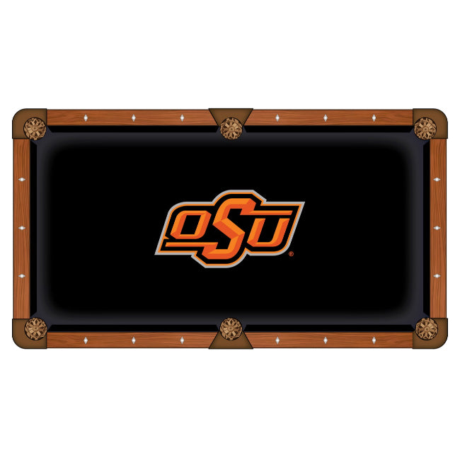 Oklahoma State University Pool Table Cloth - 8 Feet