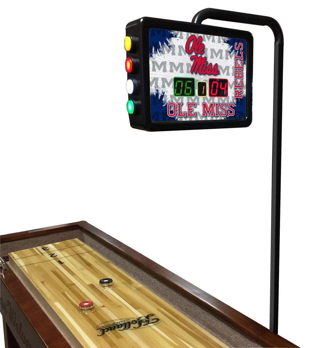 Ole Miss Shuffleboard Table