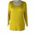 Game Day 3/4 Sleeve Yellow Pullover