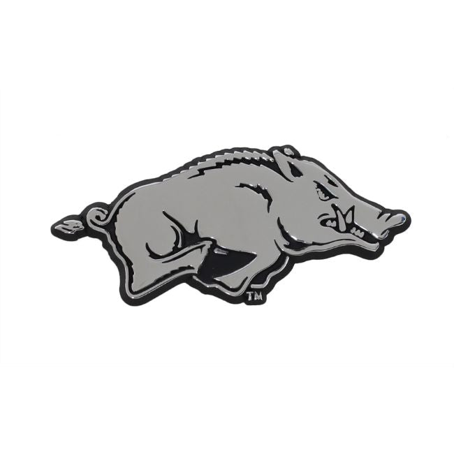 University of Arkansas Chrome Auto Emblem
