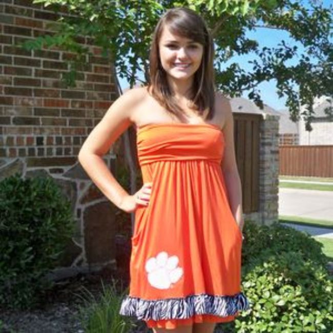 Clemson University Logo Tube Dress