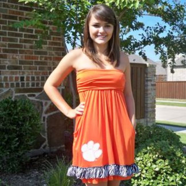 Clemson orange dress best sale