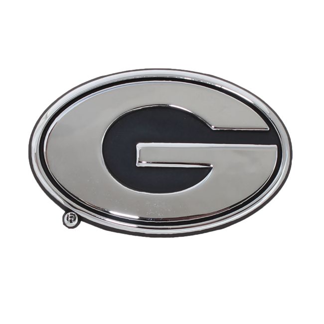 University of Georgia Chrome Auto Emblem