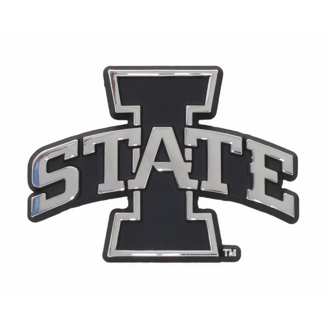 Iowa State University Chrome Auto Emblem