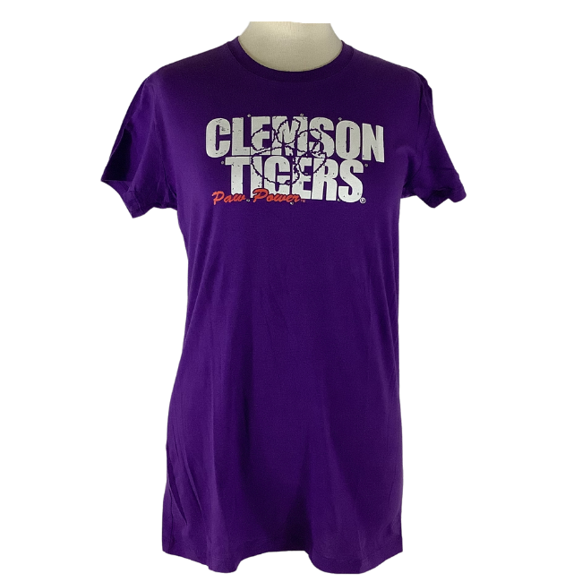 Clemson University Swarovski Crystal Jersey Tee